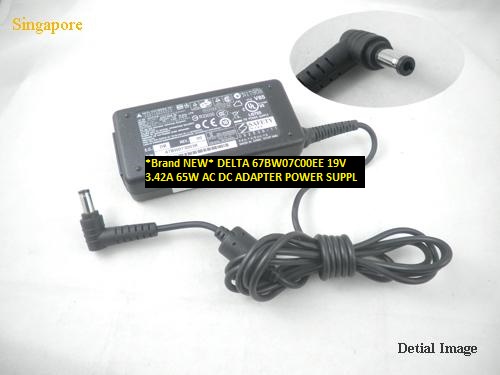 *Brand NEW* DELTA 67BW07C00EE 19V 3.42A 65W AC DC ADAPTER POWER SUPPL